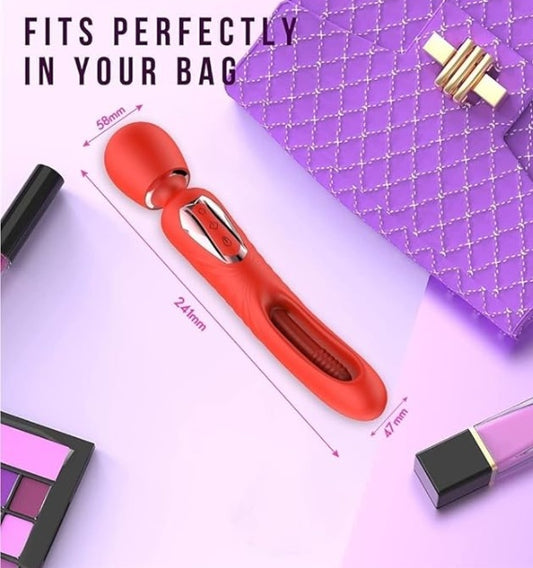 Crimson Pulse Luxe Wand